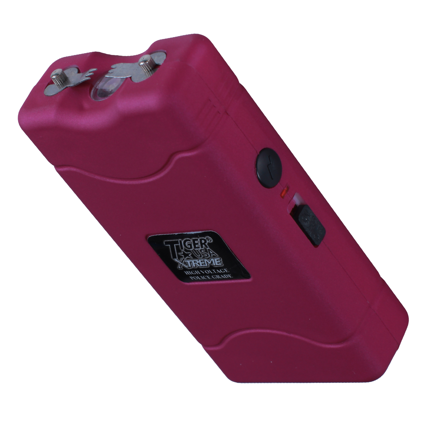 96 Mill Dark Purple Rechargeable Stun Gun and Flash Light