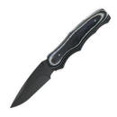 Dual Action Folder, Black/Gray G10 Handle, Spear, Plain