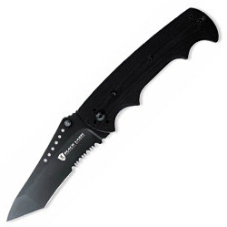 Integrity, G-10 Handle, Black Blade, Plain, BR320123BL