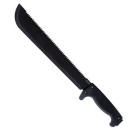 (SOGMC01-N) SOGFari 13 in. Machete, Black Kraton Handle, Black Blade