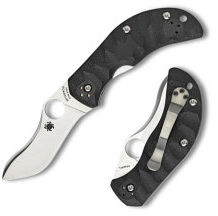 Jens Anso Zulu Black G-10 PlainEdge,  C145GP