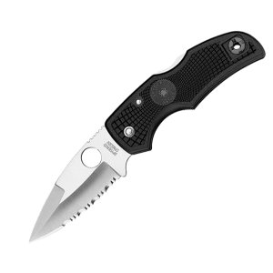 Native, Black FRN Handle, Serrated, C41PSBK