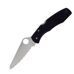 Pacific Salt, Black FRN Handle, Serrated, C91SBK