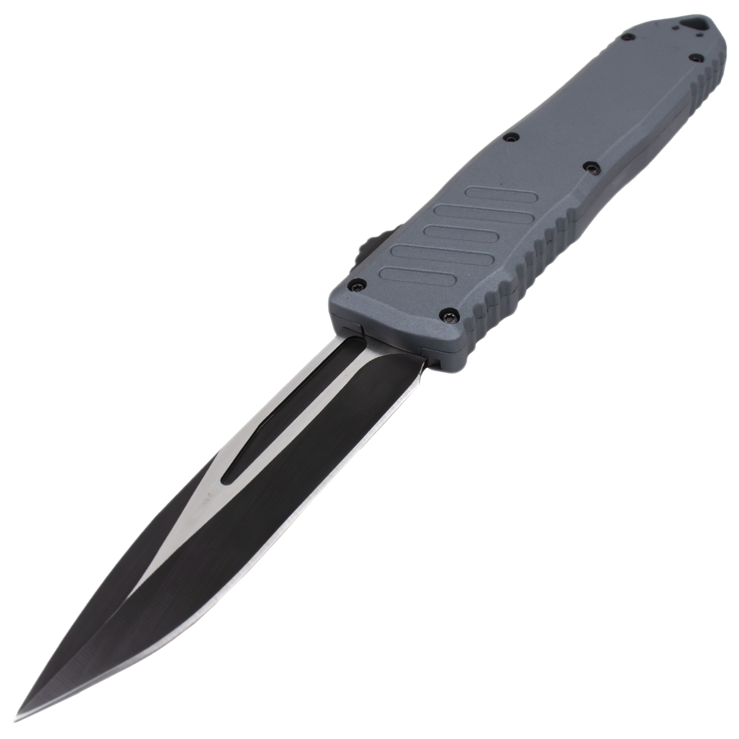 Covert Ops® D2 Tool Steel Automatic OTF Knife 9 Inch Overall Grey