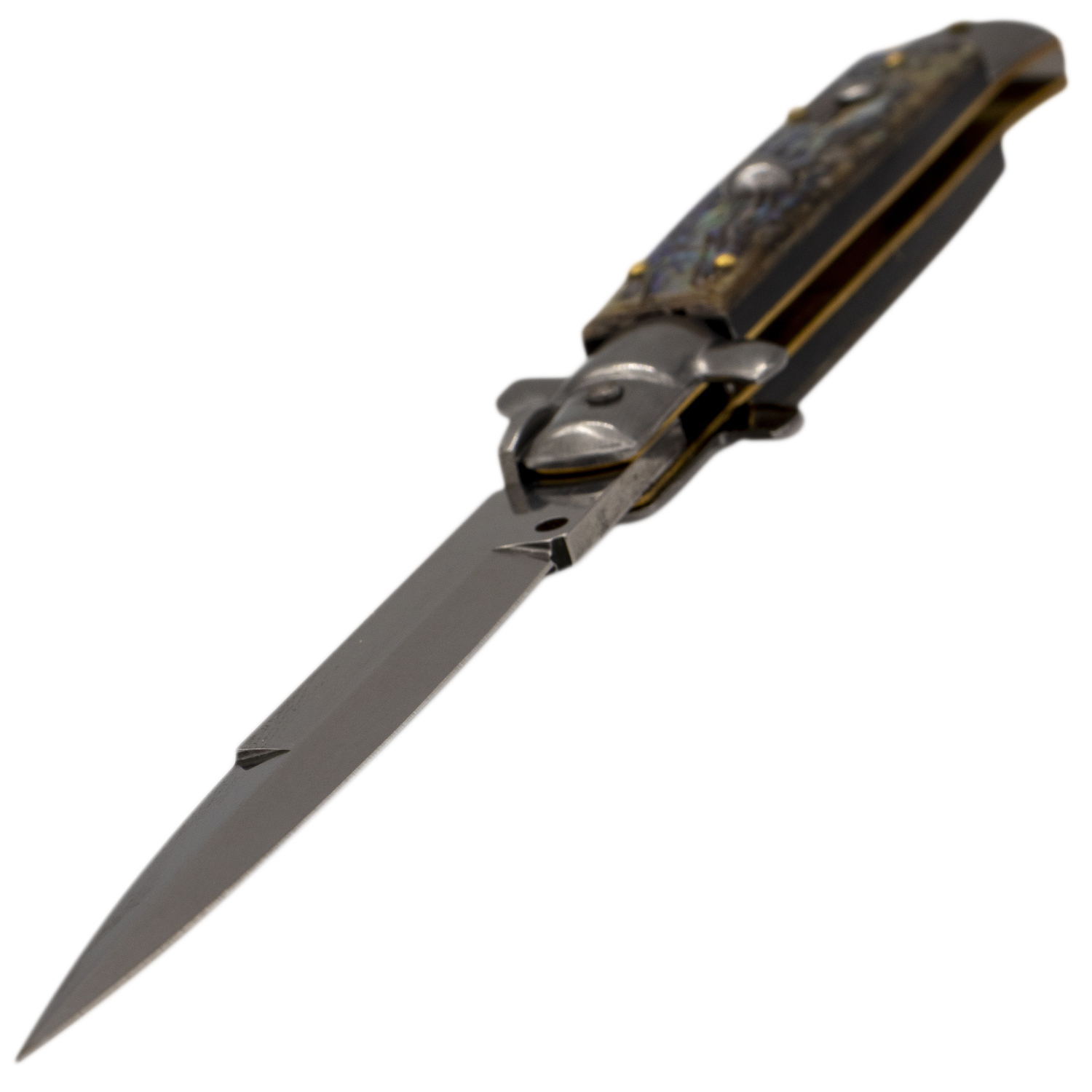 Frank B Italian Stiletto 9 Inch Bayo Abalone - Effect