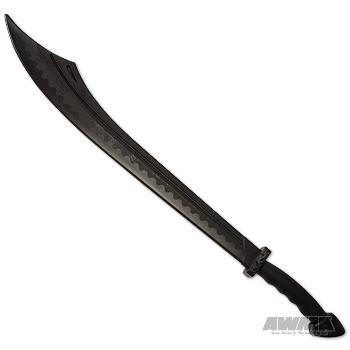 34 in. Broadsword Black Hard Plastic Training, 11606