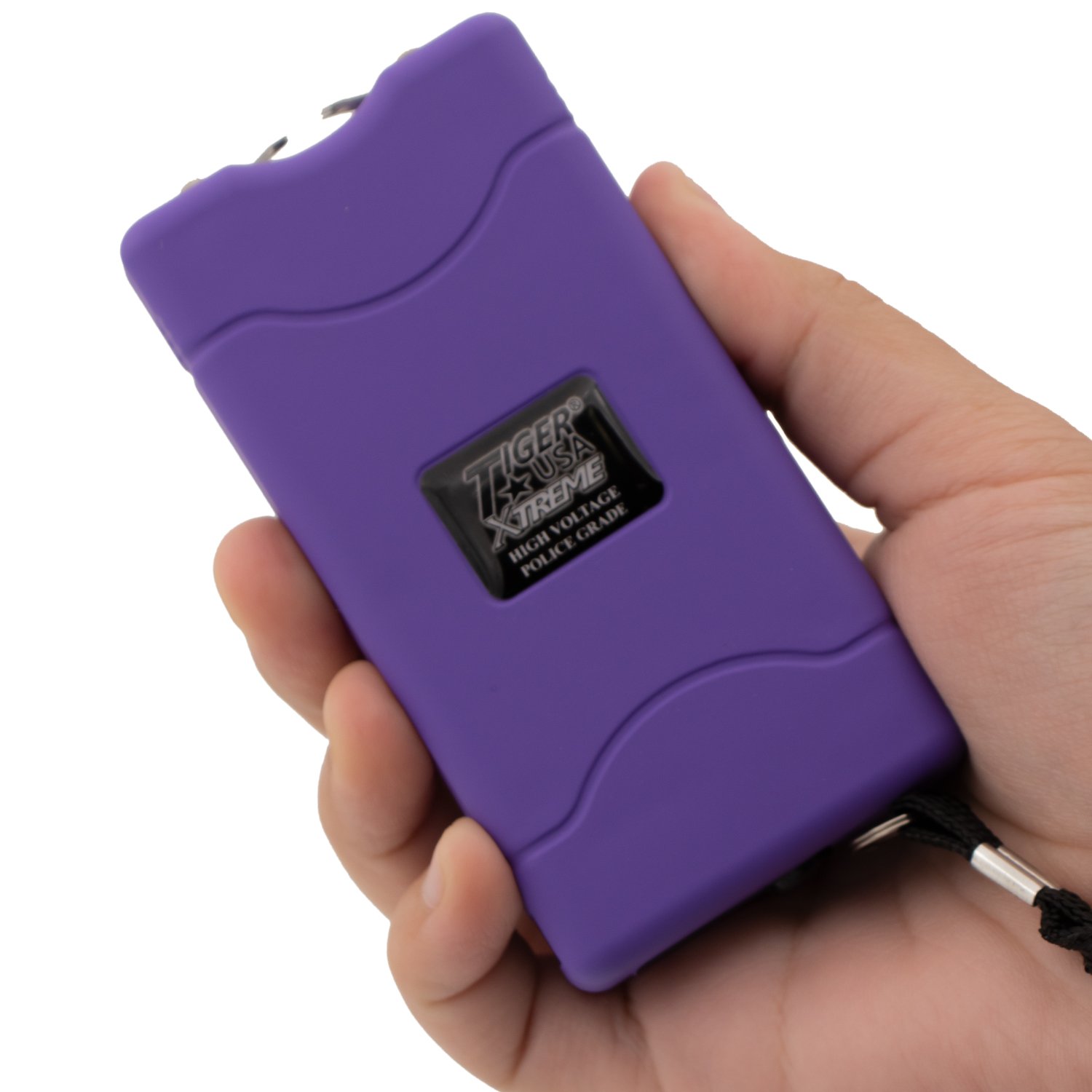 96 Mill Purple Rechargeable Stun Gun and Flash Light