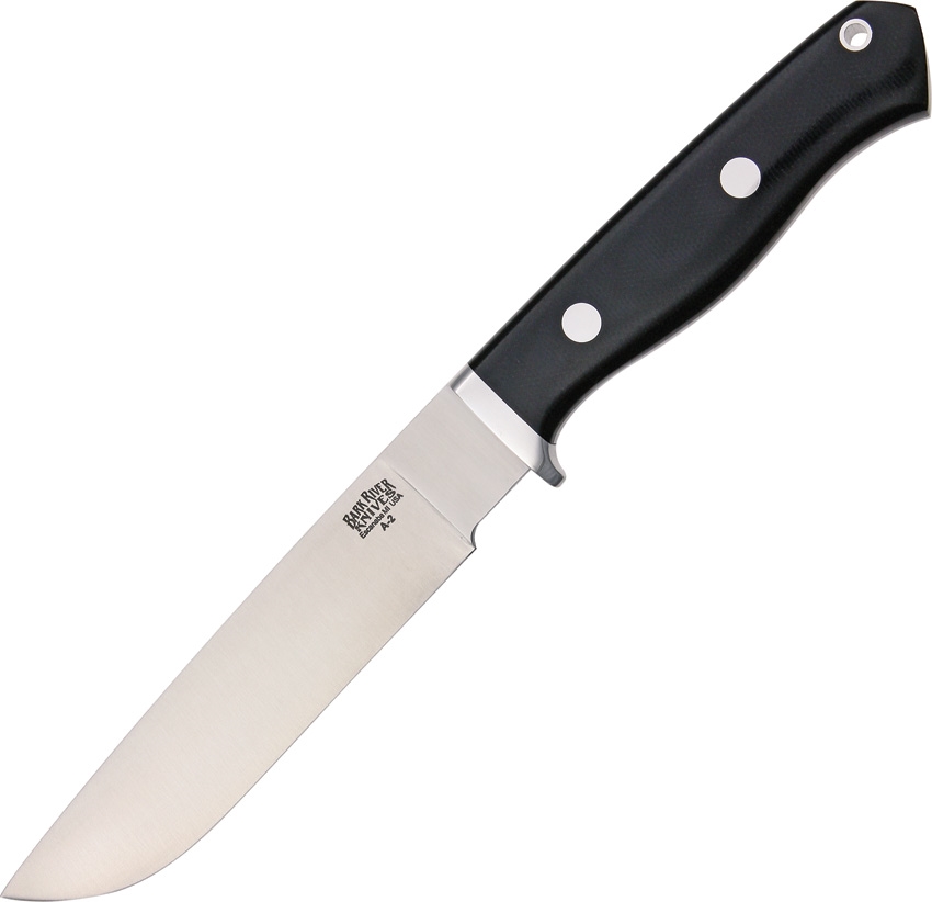 Bark River BA221MBC Gameskeeper II Black Canvas Knife