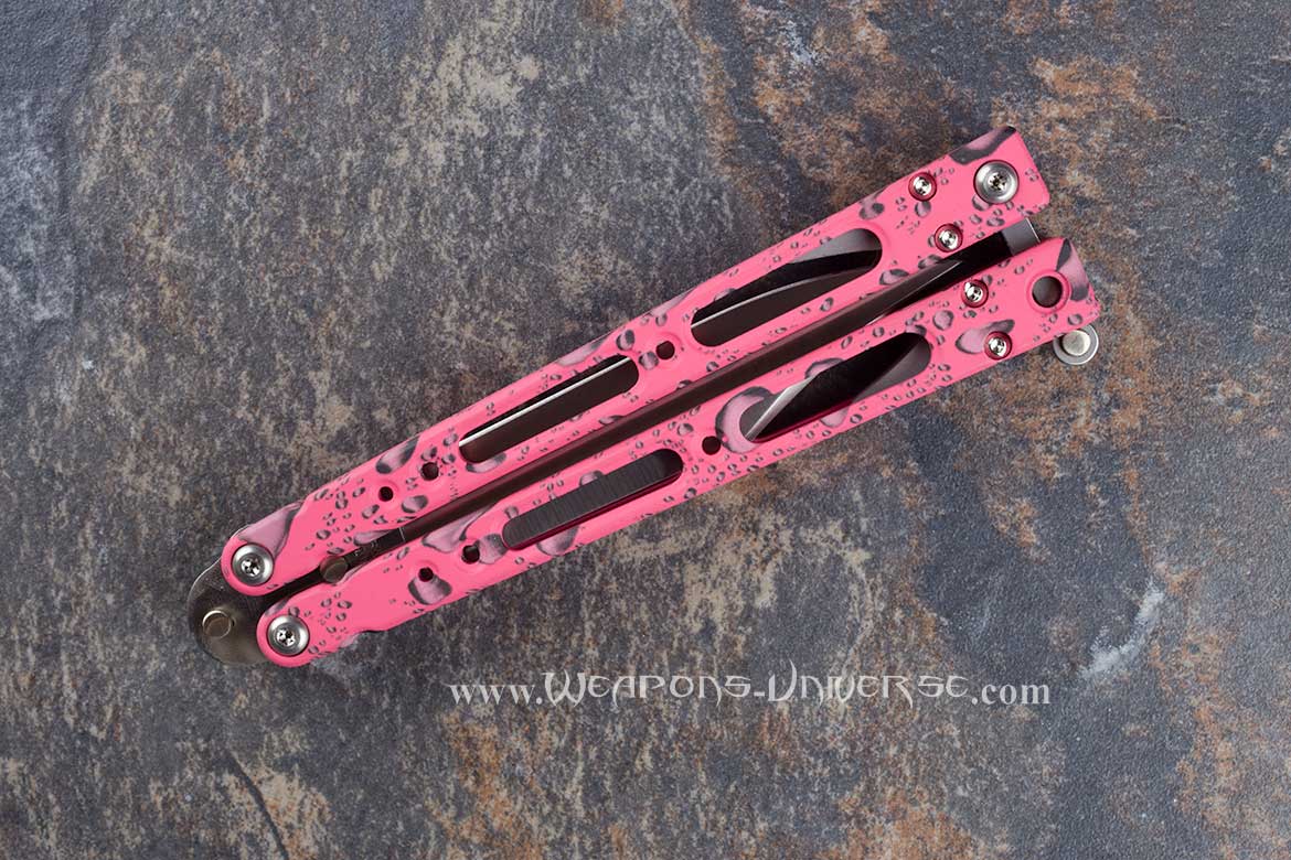 Bear Ops Bear Song IV Pink Rain Butterfly Knife, 35019