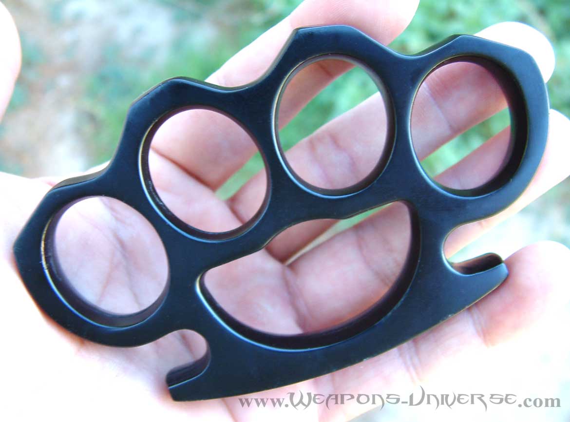 Brass Knuckles, Black, Large