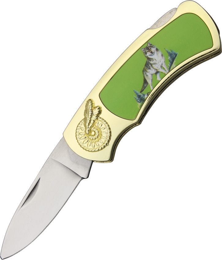 China Made CN210929WF Wolf Lockback Knife