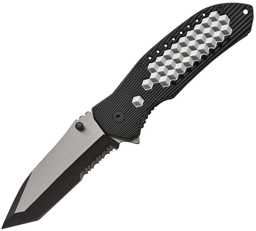 China Made CN300314GY Matrix Linerlock A/O Knife