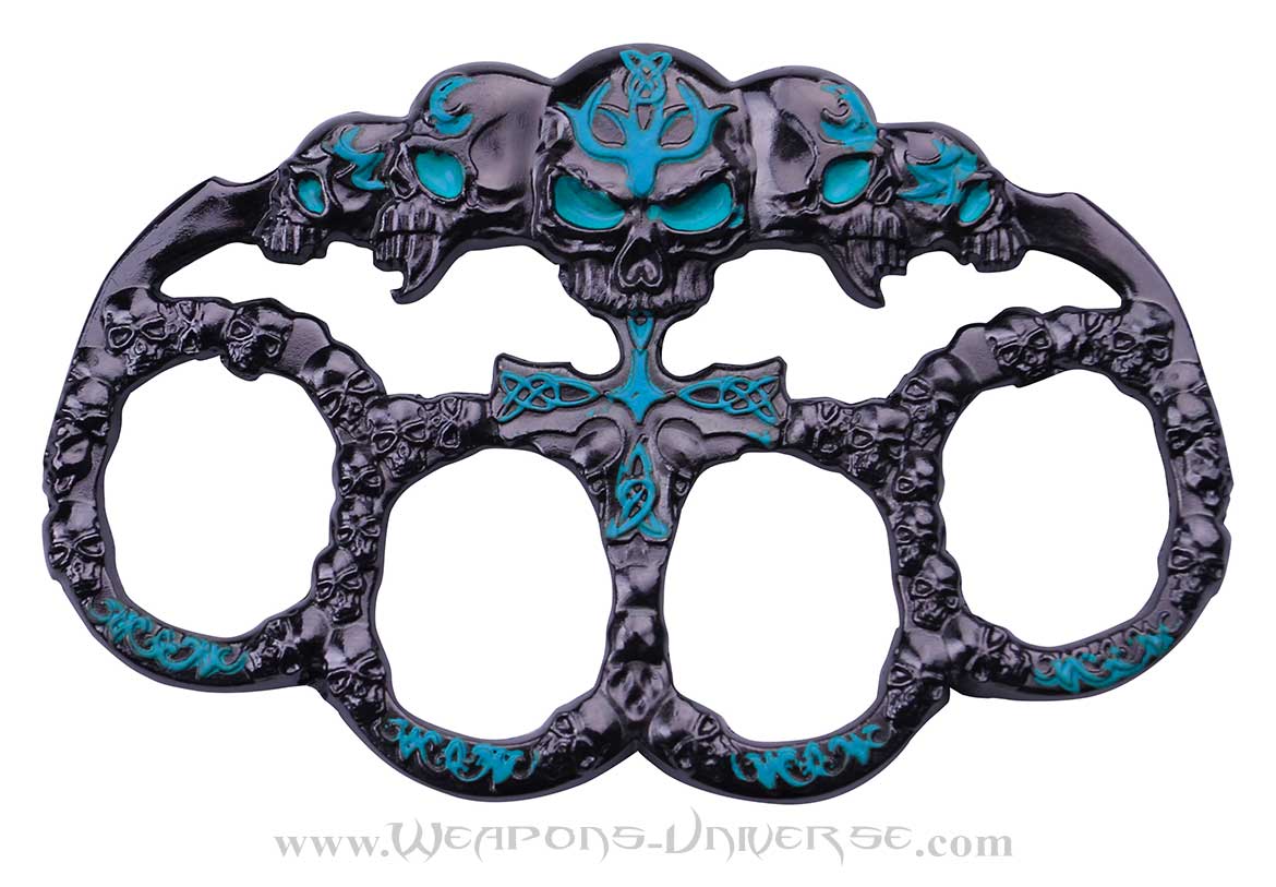 Dark Affliction Brass Knuckles, Blue