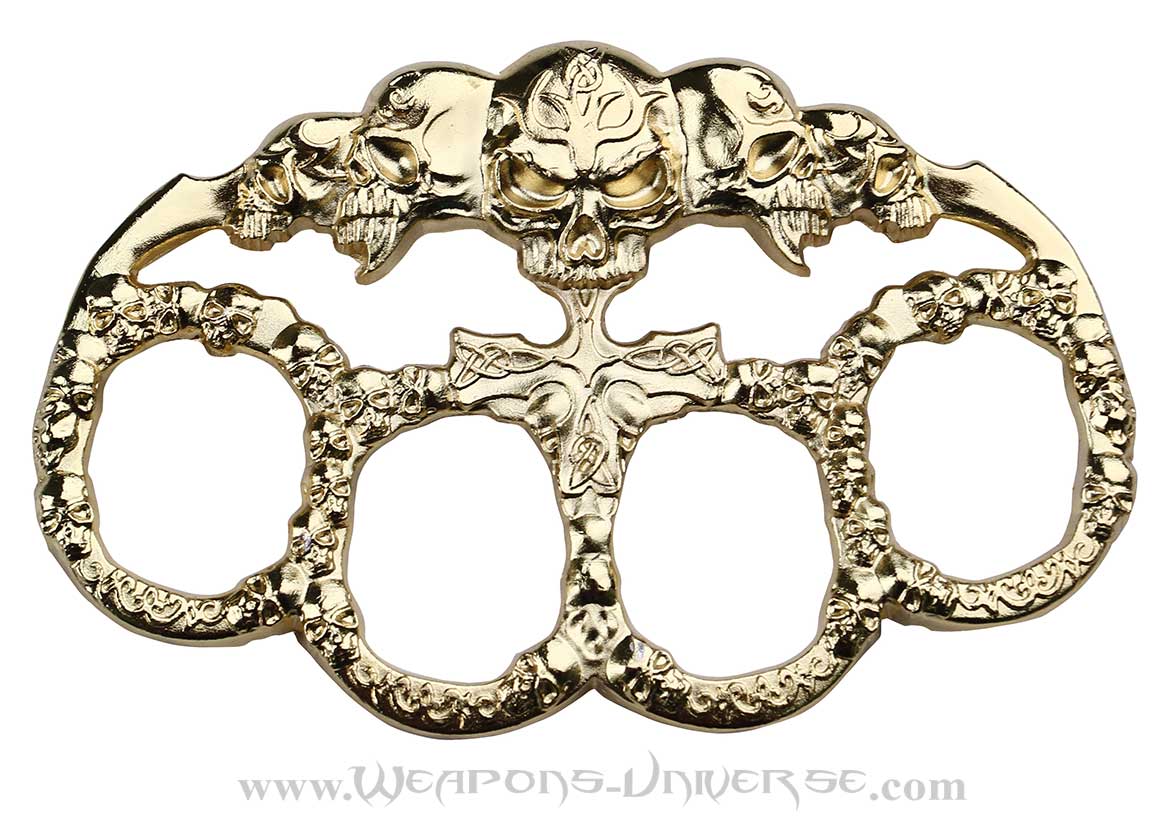 Dark Affliction Brass Knuckles, Gold