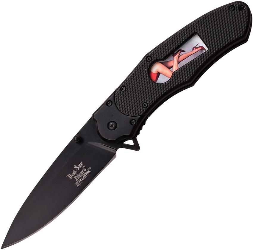 Dark Side DSA050BB Keyhole Linerlock A/O Knife, Legs