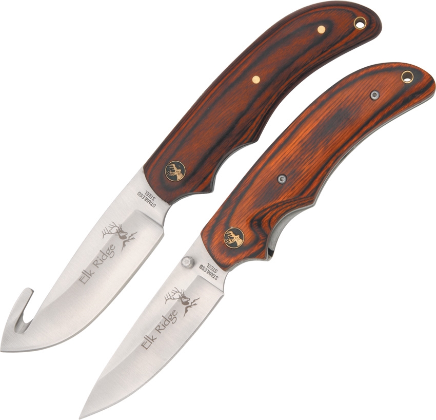 Elk Ridge ER013 Two Piece Hunting Set Knives