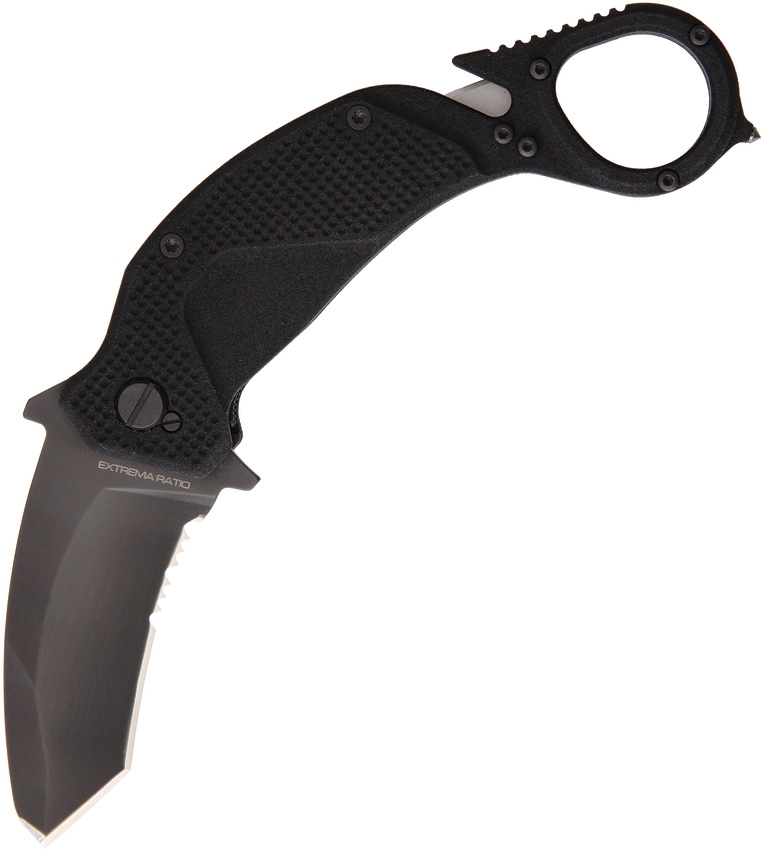 Extrema Ratio EX0454BLK Nightmare Karambit Knife, Black