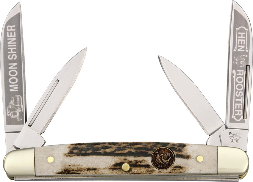 Hen and Rooster HR214DSMS Moonshiner Congress Knife