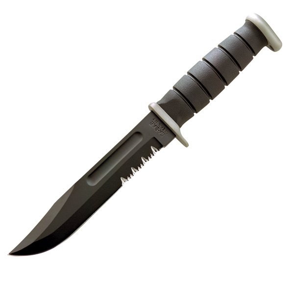 KA-BAR 1282 D2 Extreme, Kraton Handle, Comboedge Knife