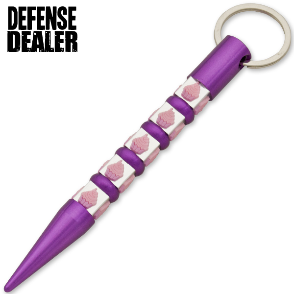 Ladies Cupcake Killer Kubaton Keychain