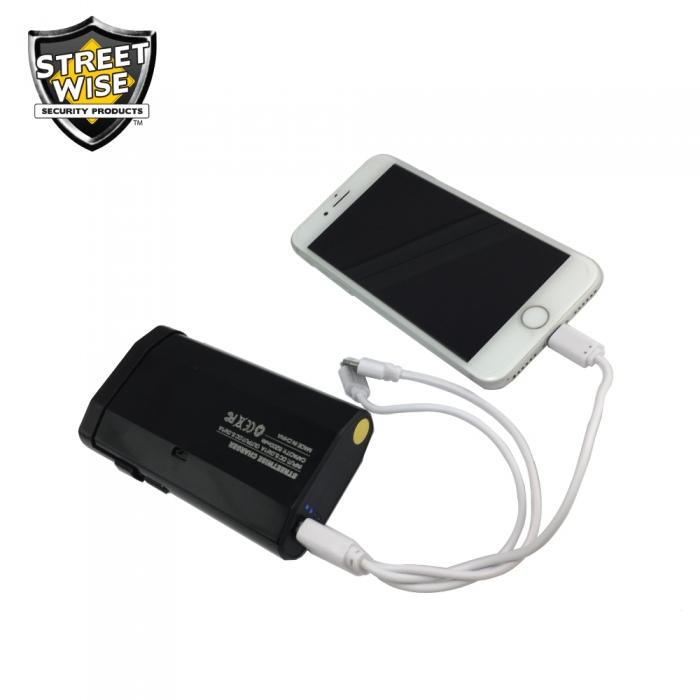 Streetwise 3N1 Stun Gun Power Bank and XPE LED Light 28,000,000V