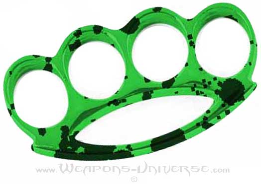 Renegade Brass Knuckles, Green Grunge, Medium