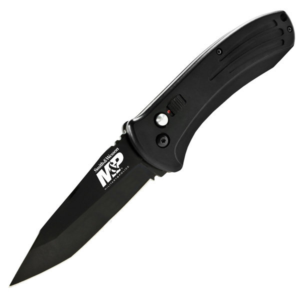 Smith & Wesson  X-SWMP1600BT M&P Automatic, Black, Plain Knife