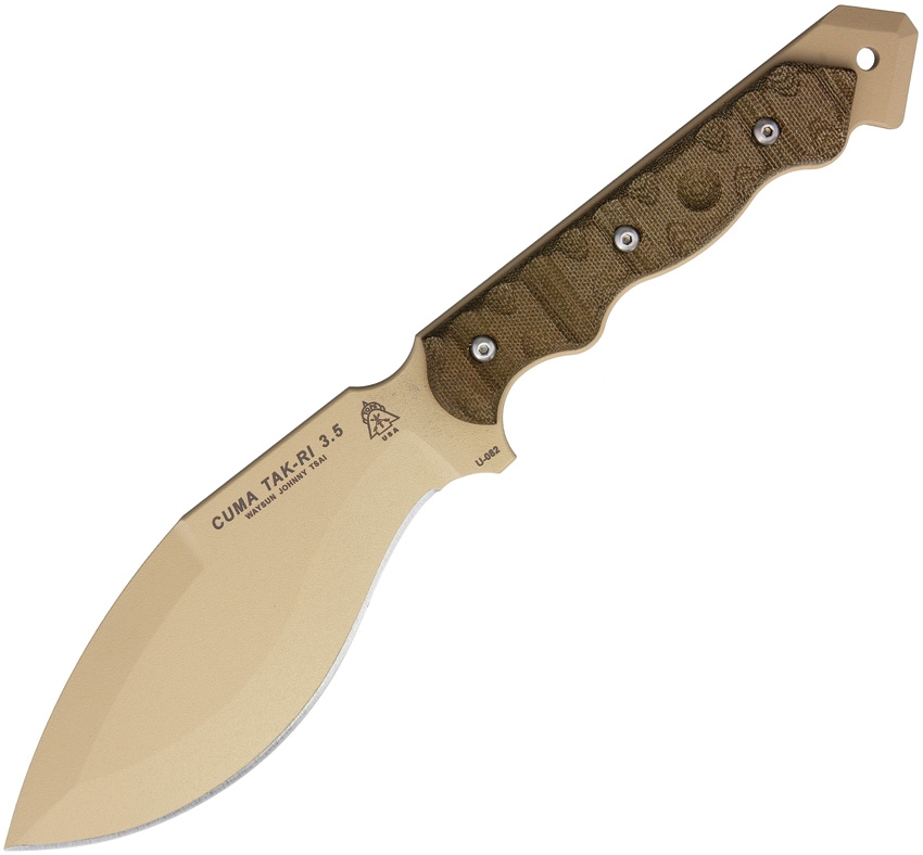 TOPS CUMATK35 CUMA TAK-RI 3.5 Coyote Knife