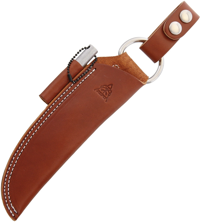 TOPS SHLBUSHBRN Bushcraft Sheath Brown Leather