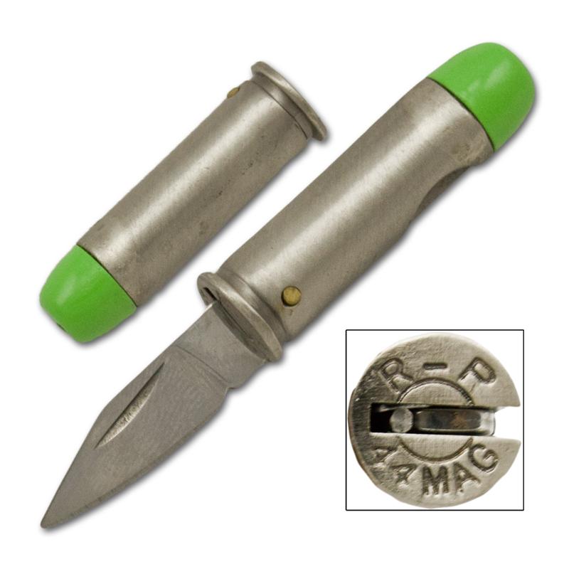 Undead Green Bullet Knife - 44 Mag