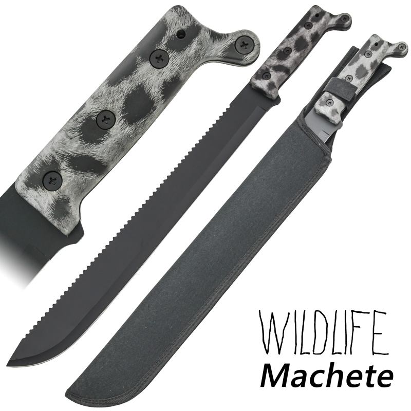 Wildlife Machete Full Tang Snow Panther