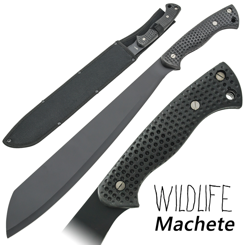 Wildlife Machete Full Tang Textured Grip Handle