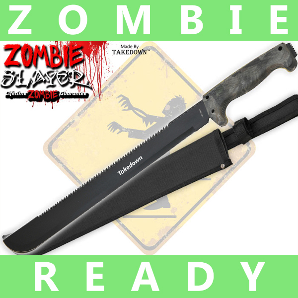 Full Tang Undead Slayer Machete - Hunting Camo AP0005CM5/TD